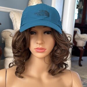 Brand New The North Face Adjustable Baseball Cap Horizon Hat Blue Coral Sporty